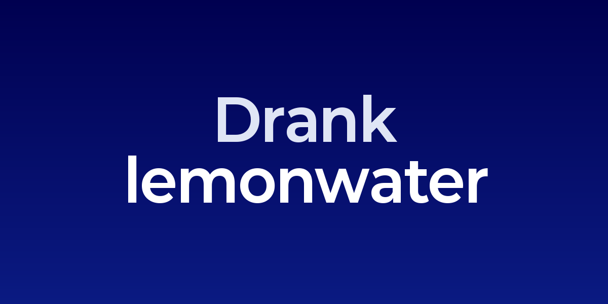 I Drank Lemon Water Every Morning for a Month – Here's What Happened