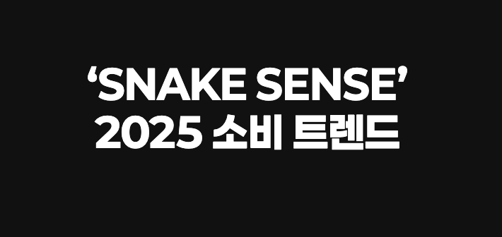 ‘SNAKE SENSE’: 2025 소비 트렌드 키워드 … 감각으로 기회를 포착하다