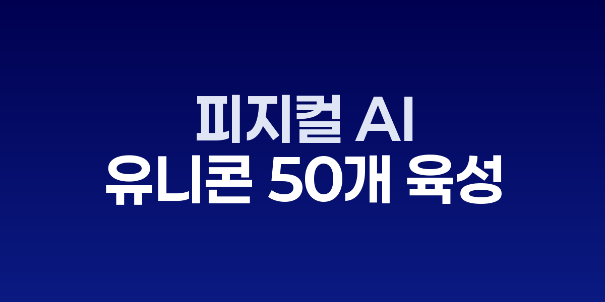 정부, 피지컬 AI·유니콘 50개 육성 'AI 3대 강국' 선언
100조원 국민 펀드로 잠재성장률 3% 목표