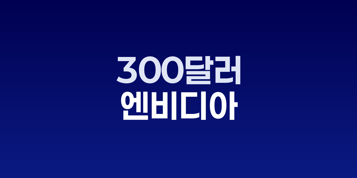 엔비디아 목표가 300달러 상향…“버블 아냐, 멀티년 사이클 초기” | SONOW